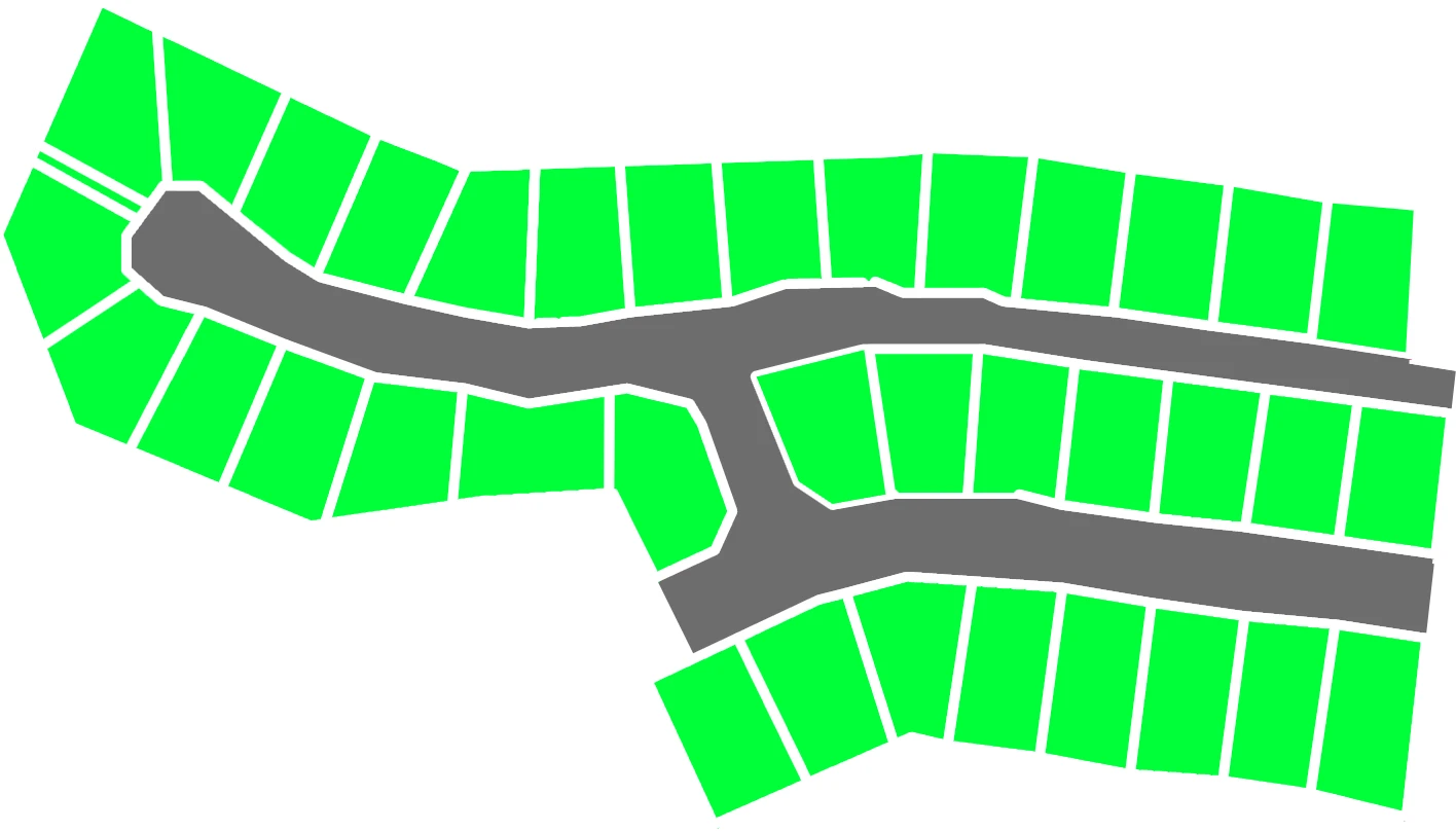 Stage 64 lot layout plan