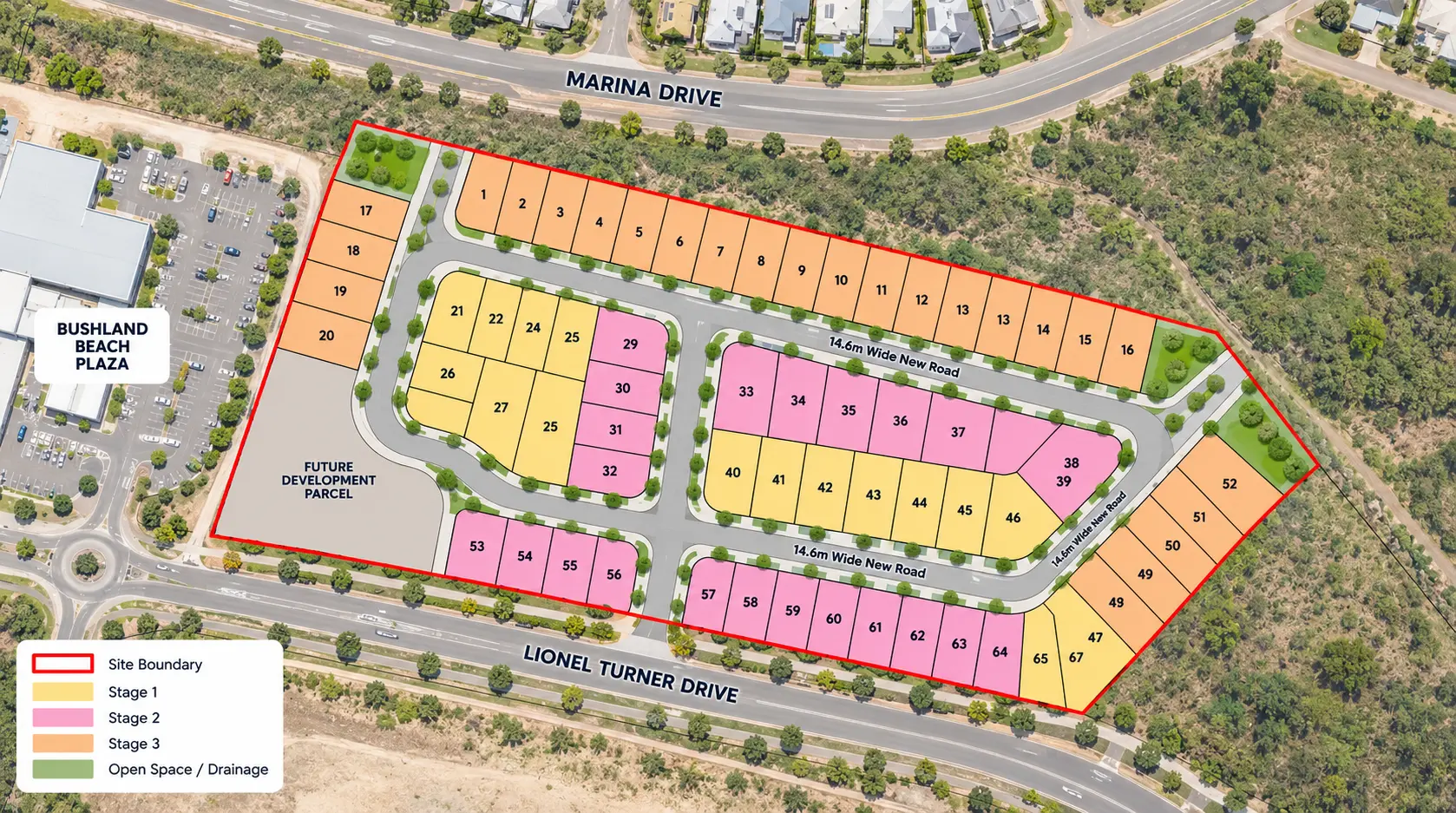 SLG 8 — Galleria lot layout plan