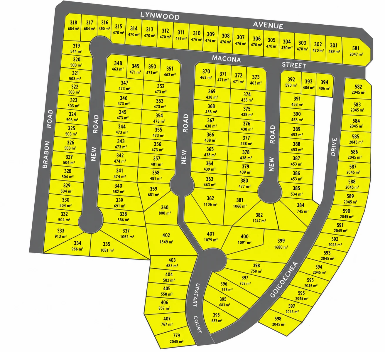 SLG 03 lot layout plan