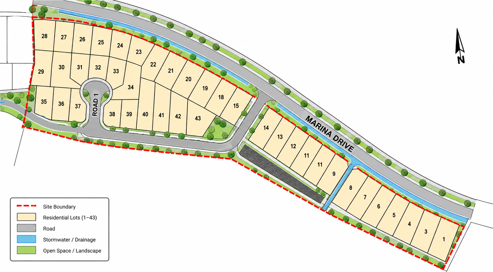 SLG 06 lot layout plan