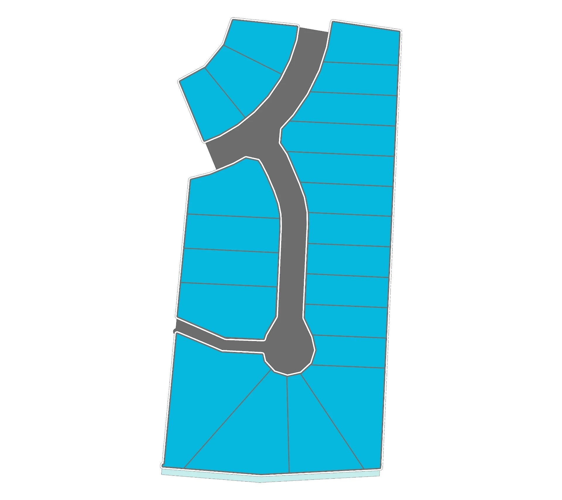 Stage 20 lot layout plan